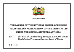 CHIEF JUSTICE`S REMARKS MADE AT THE LAW