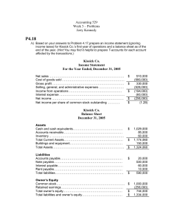 Income Statement