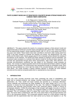 FINITE ELEMENT MODELING OF REINFORCED CONCRETE