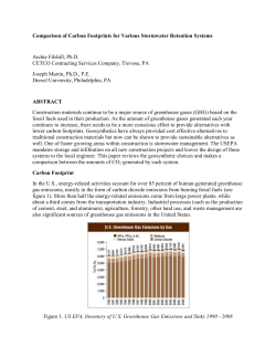 Carbon Footprint - GeoStorage Corp