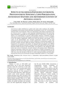 effects of aluminium exposures on growth