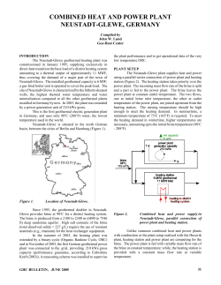 Combined Heat and Power Plant, Neustadt