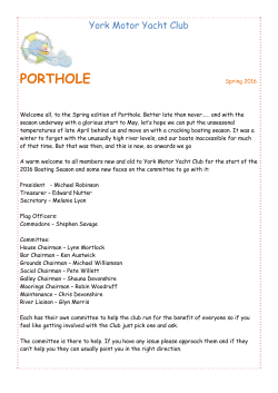 Porthole Spring 2016