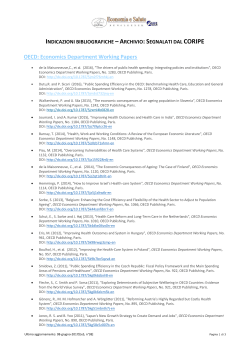 OECD: Economics Department Working Papers