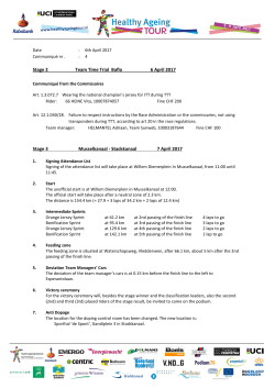 Stage 2 Team Time Trial Baflo 6 April 2017 Stage 3 Musselkanaal