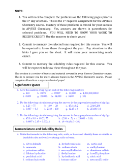 Do the following stoichiometric calculations. For every problem you