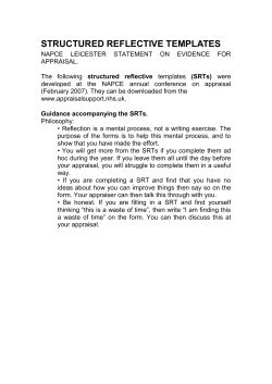 structured reflective template - The Essential Handbook for GP