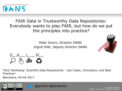 FAIR Data in Trustworthy Data Repositories: Everybody wants to
