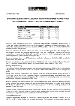 Diversified business model delivers 13% profit increase