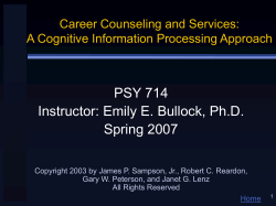 Implementing Computer-Assisted Career Guidance