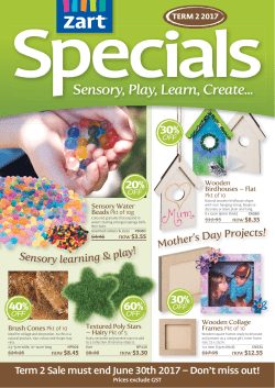 Sensory, Play, Learn, Create