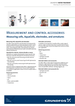 Measurement and control accessories