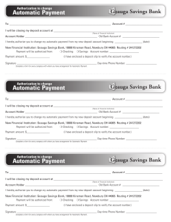 easy switch forms - Geauga Savings Bank