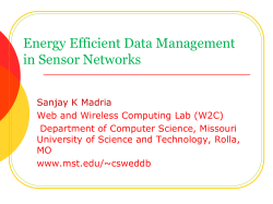 Slides (ppt) - Advanced Data Management Technologies Laboratory
