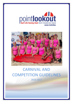 carnival and competition guidelines