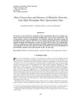 Mass Conservation and Inference of Metabolic
