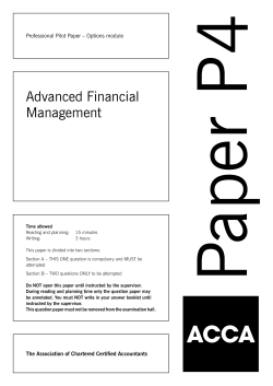 P4 pilot paper
