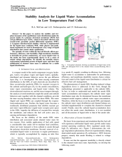Stability Analysis for Liquid Water Accumulation in Low Temperature
