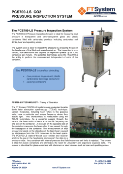 PCS700-LS CO2 PRESSURE INSPECTION SYSTEM