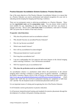 Practice Educator Accreditation Scheme Guidance