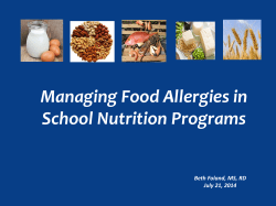 Food Allergy - Amazon Web Services