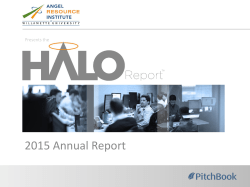 2015 Annual Report - Angel Resource Institute