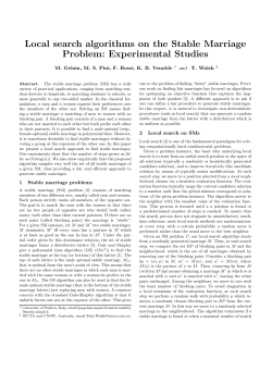 Local search algorithms on the Stable Marriage Problem