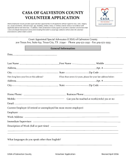 casa of galveston county volunteer application