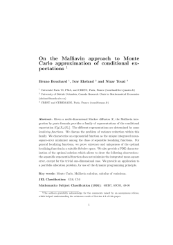 On the Malliavin approach to Monte Carlo approximation of