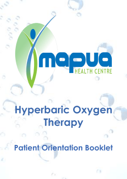 Hyperbaric Oxygen Therapy