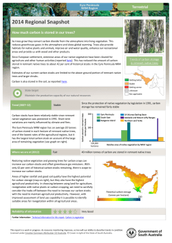 Carbon Storage Potential