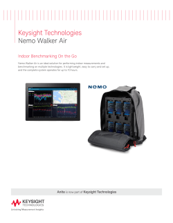 Keysight Technologies Nemo Walker Air