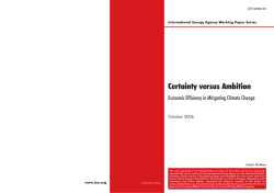 Certainty versus Ambition - C&eacute;dric Philibert