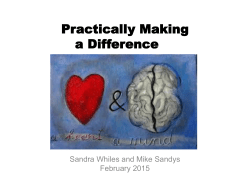 Practically Making a Difference