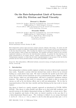 On the Rate-Independent Limit of Systems with Dry Friction and