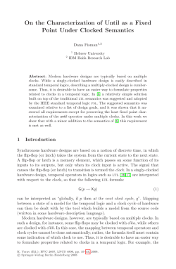 On the Characterization of Until as a Fixed Point