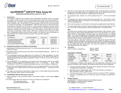 ApoSENSOR ADP/ATP Ratio Assay Kit