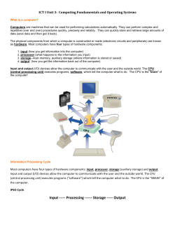 Computers are machines that can be used for performing
