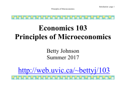 Economics 103