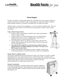 Home Oxygen