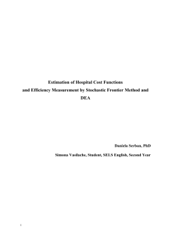 2.3 The Behavioural Cost Function