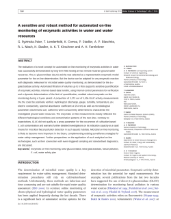 A sensitive and robust method for automated on