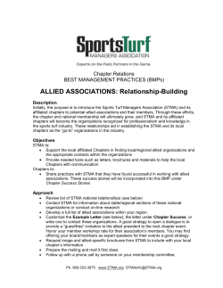MEMBERSHIP - Sports Turf Managers Association