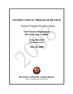 instructional program review