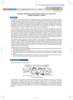 Hydrogen Storage and Transportation System for Large