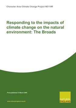 Climate Change Impact Assessment and Response Strategy: The