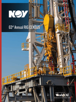 63rd Annual RIG CENSUS - National Oilwell Varco