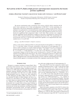 H2O activity in H2O-N2 fluids at high pressure and temperature