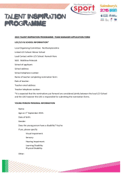 TIP Team Manager Nomination Form 2015