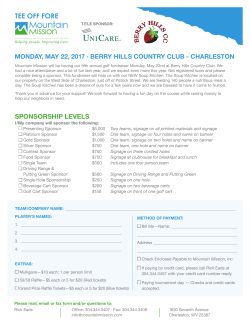 TEE OFF - Mountain Mission